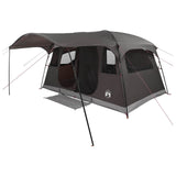 Tenda a tunnel con tetto Marrone Grigio 366 x 244 x 198 cm