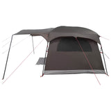 Tenda a tunnel con tetto Marrone Grigio 366 x 244 x 198 cm