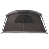 Tenda a tunnel con tetto Marrone Grigio 427 x 305 x 205 cm