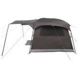 Tenda a tunnel con tetto Marrone Grigio 427 x 305 x 205 cm