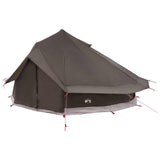 Tenda Tipi con tetto Marrone Grigio 700 x 700 x 395 cm