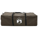 Tenda Tipi con tetto Marrone Grigio 800 x 800 x 430 cm