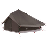 Tenda Tipi con tetto Marrone Grigio 800 x 800 x 430 cm