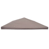 Copertura per Gazebo Tortora 300 x 300 cm Poliestere e Acciaio