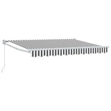 Tenda retrattile Antracite e Bianco 3 x 2 m