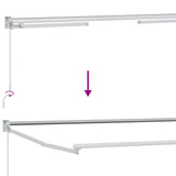 Tenda retrattile Antracite e Bianco 3 x 2 m