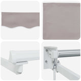 Tenda retrattile Grigio Chiaro 3,5 x 2 m