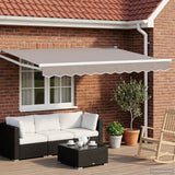 Tettuccio Elettrico Retrattile Grigio chiaro 2,5 x 2 m