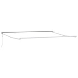 Tenda da Sole Antracite 4 x 2 m Poliestere e Metallo