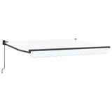 Tenda retrattile Bianco 3,5 x 2 m 100% Poliestere e Alluminio