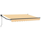 Tettuccio Elettrico Retrattile Giallo e Bianco 3 x 2 m
