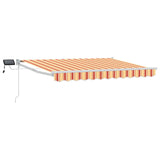 Tenda retrattile manuale con LED Multicolore 3 x 2,5 m