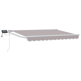 Tenda retrattile manuale con LED 3,5 x 2,5 m