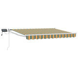 Tenda retrattile manuale con LED 3,5 x 2,5 m