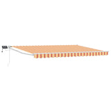 Tenda retrattile manuale con LED Multicolore 5 x 3 m