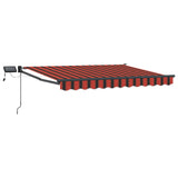 Tenda retrattile manuale con LED 3 x 2 m