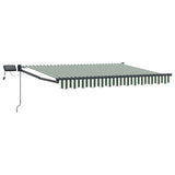 Tenda retrattile manuale con LED 3 x 2 m