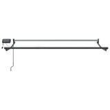 Tenda retrattile manuale con LED Multicolore 3,5 x 2 m