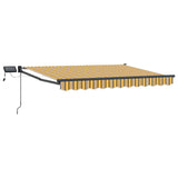 Tenda retrattile manuale con LED 3,5 x 2 m
