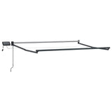 Tenda retrattile manuale con LED 3,5 x 2 m