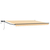 Tenda retrattile manuale con LED 4 x 2 m