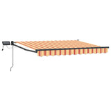 Tenda retrattile manuale con LED Multicolore 3 x 2,5 m