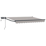 Tenda retrattile manuale con LED 3,5 x 2,5 m