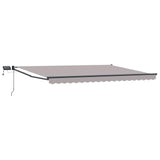 Tenda retrattile manuale con LED 4,5  3 m