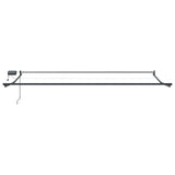 Tenda retrattile manuale con LED Multicolore 5 x 3 m