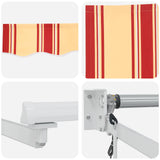 Tettuccio Elettrico Retrattile Multicolore 3,5 x 2 m