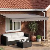 Tettuccio Elettrico Retrattile Grigio chiaro 2,5 x 2 m