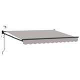 Tettuccio Elettrico Retrattile Grigio chiaro 2,5 x 2 m