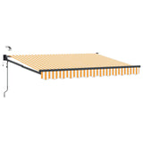 Tettuccio Elettrico Retrattile Giallo e Bianco 3 x 2,5 m