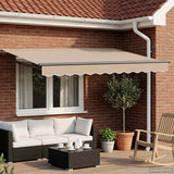 Tettuccio Elettrico Retrattile Beige 3 x 2,5 m
