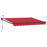 Tettuccio Elettrico Retrattile Rosso 3 x 2,5 m