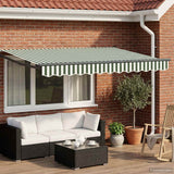 Tettuccio Elettrico Retrattile Verde, Bianco, Antracite 3 x 2 m