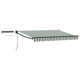 Tettuccio Elettrico Retrattile Verde, Bianco, Antracite 3 x 2 m