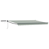 Tettuccio Elettrico Retrattile Verde, Bianco, Antracite 4  3 m