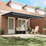 Tenda Retrattile Antracite e Grigio 400  300 cm