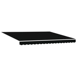 Tenda Retrattile Nero 4  3 m Tela e Alluminio