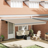 Tenda Retrattile Beige 4  3 m Tela e Alluminio