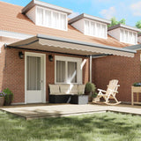 Tenda retrattile Beige 4  3 m Tela e Alluminio