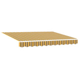 Tenda retrattile manuale Giallo, Grigio e Bianco 3,5 x 2,5 m
