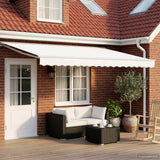 Tenda retrattile manuale Bianco 4  3 m