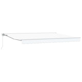 Tenda retrattile manuale Bianco 4  3 m