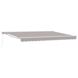 Tenda retrattile manuale Grigio Chiaro 4  3,5 m