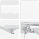 Tenda retrattile manuale Bianco 4,5  3,5 m