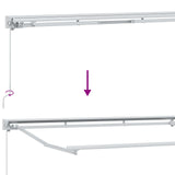 Tenda retrattile manuale Bianco 4,5  3,5 m