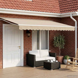 Tenda retrattile manuale Beige 5  3,5 m