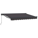 Tenda retrattile manuale Antracite 2,5 x 2 m